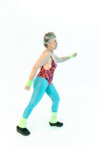 Woman Doing Aerobics